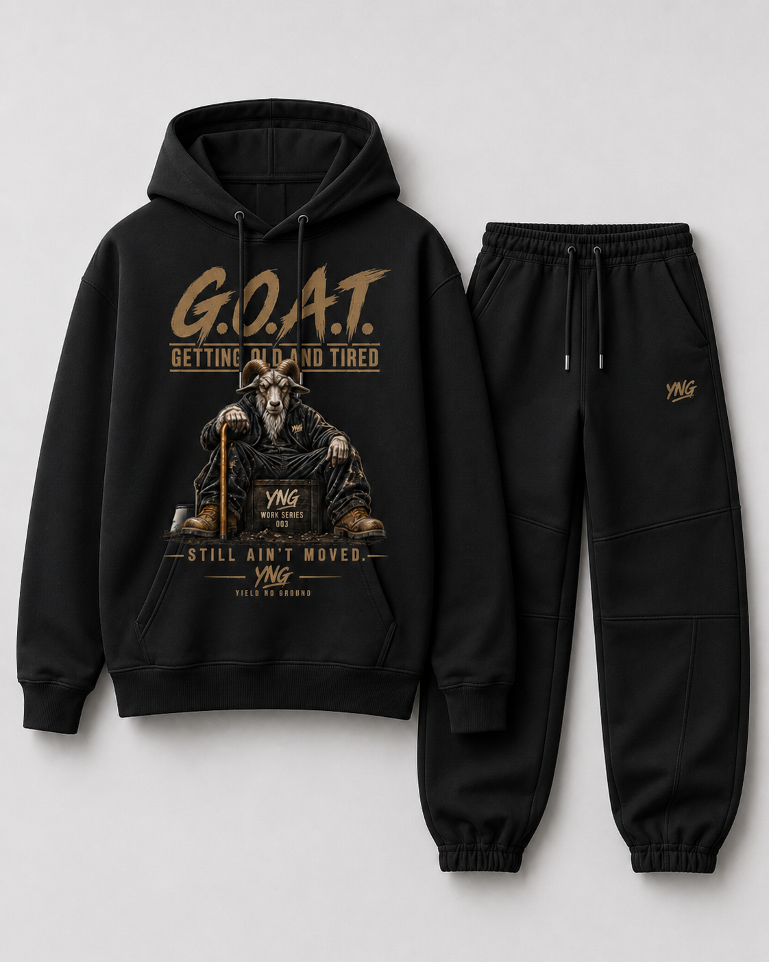 G.O.A.T. Oversized Hoodie & Jogger Set