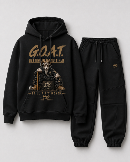 G.O.A.T. Oversized Hoodie & Jogger Set