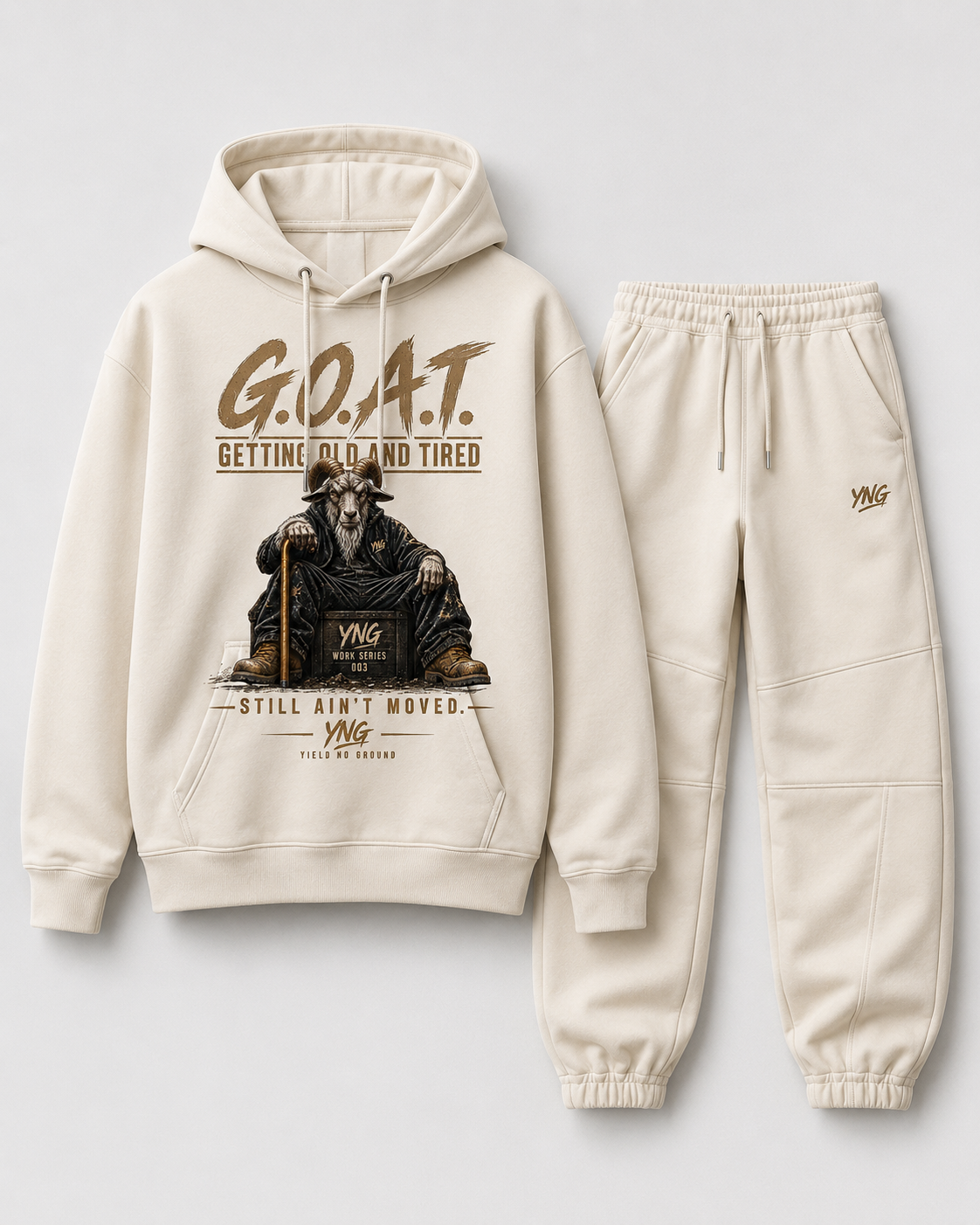 G.O.A.T. Oversized Hoodie & Jogger Set