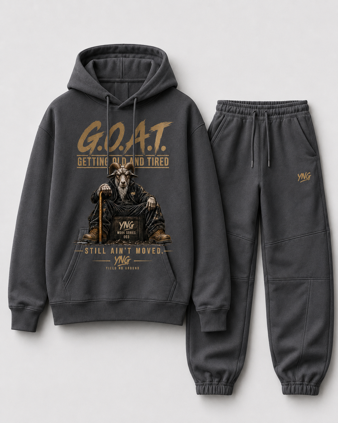 G.O.A.T. Oversized Hoodie & Jogger Set
